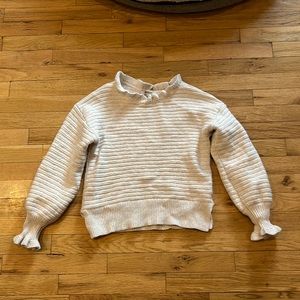 Neutral, cream Madewell sweater
